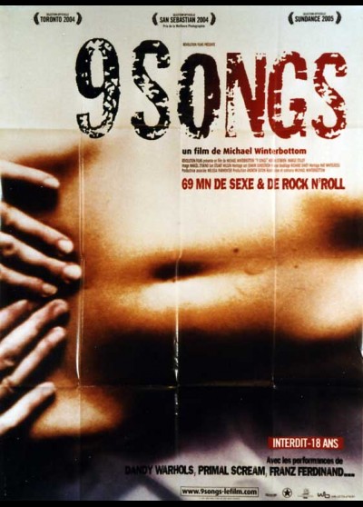 affiche du film NINE SONGS