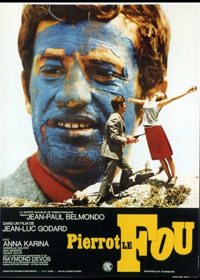 PIERROT LE FOU movie poster