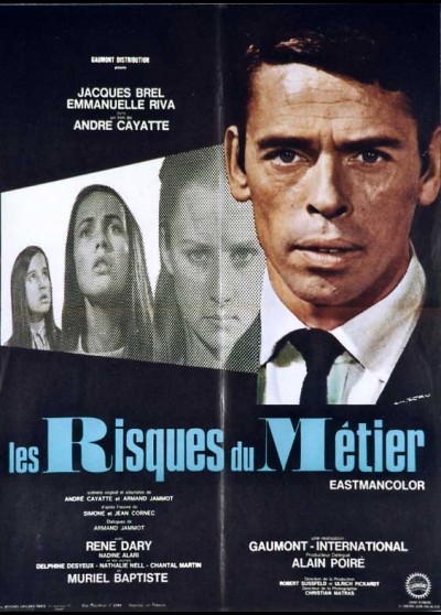 affiche du film RISQUES DU METIER (LES)