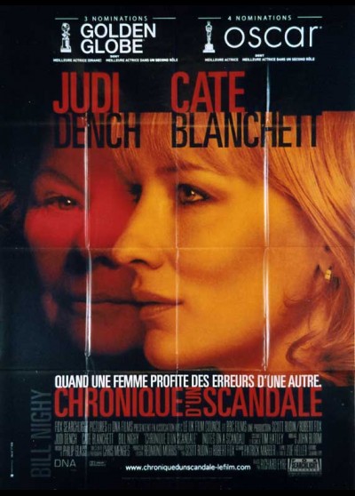 NOTES ON A SCANDAL movie poster