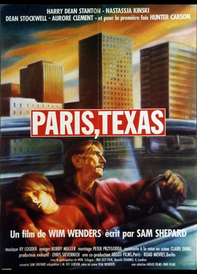 PARIS TEXAS movie poster