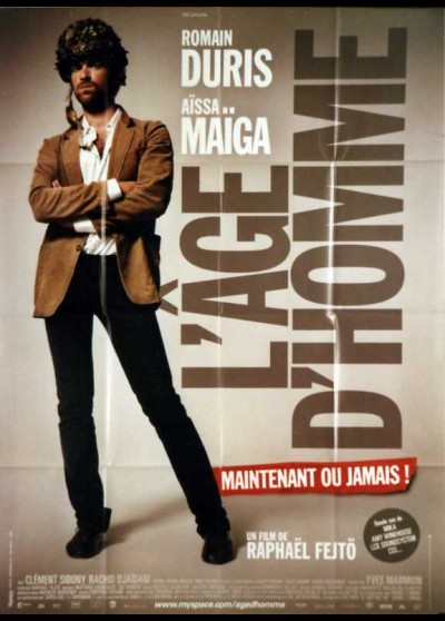 affiche du film AGE D'HOMME MAINTENANT OU JAMAIS (L')