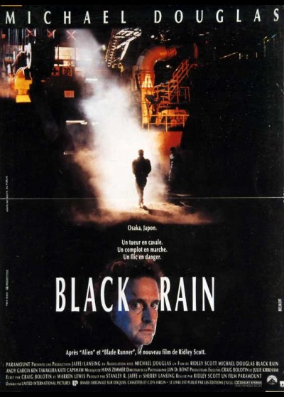 BLACK RAIN movie poster
