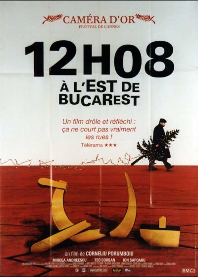 affiche du film DOUZE HEURES HUIT A L'EST DE BUCAREST / DOUZE HEURES ZERO HUIT