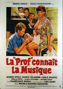 affiche du film PROF CONNAIT LA MUSIQUE (LA)