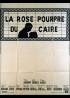 affiche du film ROSE POURPRE DU CAIRE (LA)