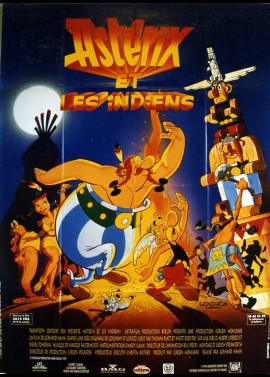 affiche du film ASTERIX ET LES INDIENS