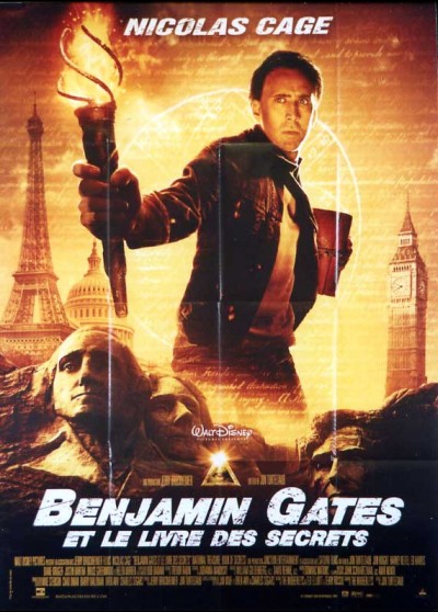 affiche du film BENJAMIN GATES ET LE LIVRE DES SECRETS