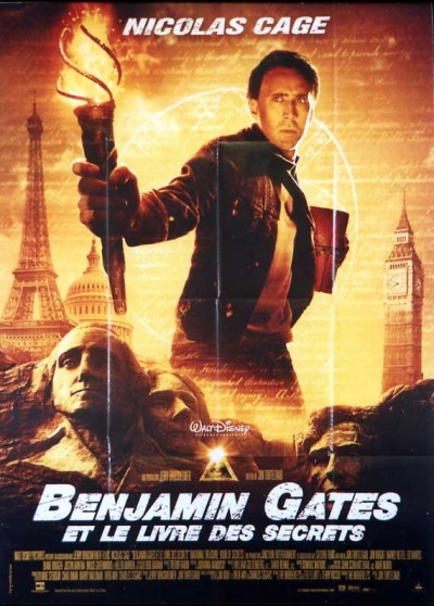 NATIONAL TREASURE BOOK OF SECRETS movie poster