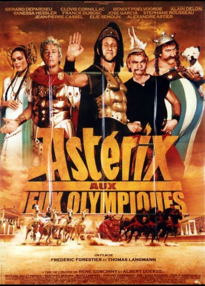 affiche du film ASTERIX AUX JEUX OLYMPIQUES