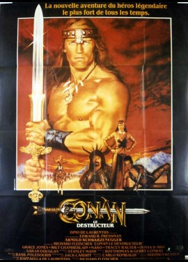 CONAN THE DESTROYER movie poster