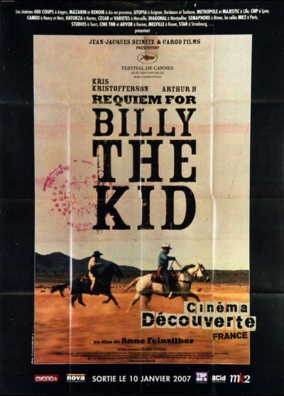 affiche du film REQUIEM FOR BILLY THE KID