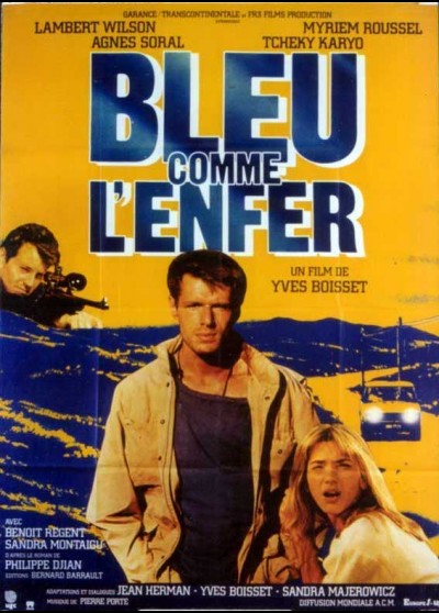 BLEU COMME L'ENFER movie poster