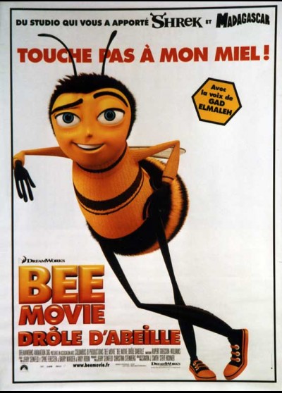 affiche du film BEE MOVIE DROLE D'ABEILLE