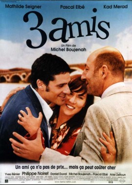 TROIS AMIS movie poster