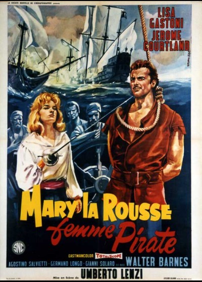 affiche du film MARY LA ROUSSE FEMME PIRATE