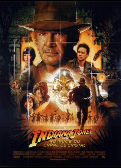 INDIANA JONES AND THE KINGDOM OF THE CRYSTAL SKULL movie poster
