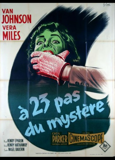 affiche du film A VINGT TROIS PAS DU MYSTERE