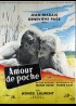 affiche du film AMOUR DE POCHE