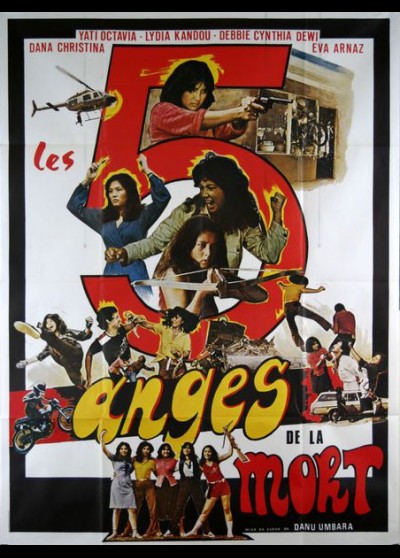 FIVE DEADLY ANGELS movie poster