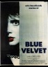 BLUE VELVET movie poster