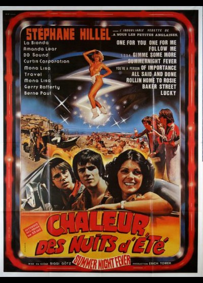 affiche du film CHALEUR DES NUITS D'ETE