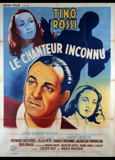 affiche du film CHANTEUR INCONNU (LE)