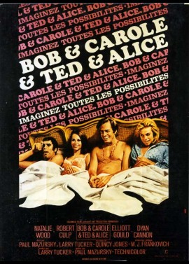 affiche du film BOB ET CAROLE ET TED ET ALICE