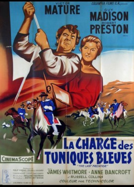 affiche du film CHARGE DES TUNIQUES BLEUES (LA)