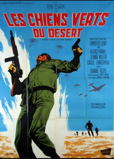 affiche du film CHIENS VERTS DU DESERT (LES)