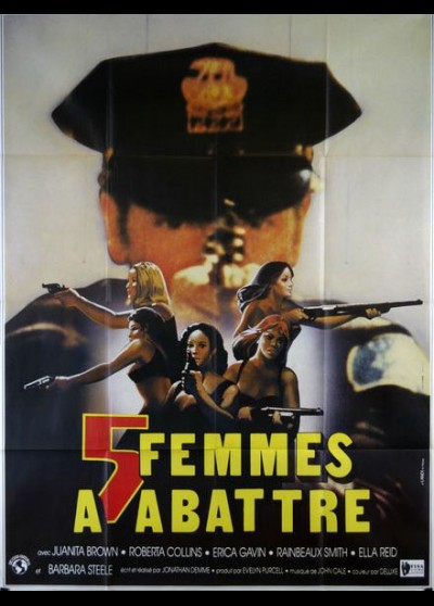 affiche du film CINQ FEMMES A ABATTRE