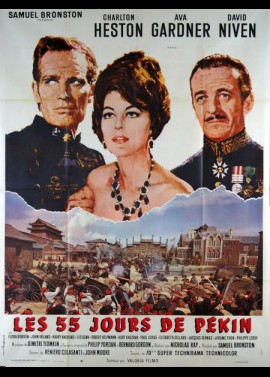 55 DAYS AT PEKING movie poster