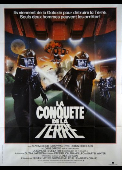 CONQUEST OF THE EARTH / GALACTICA PART 3 movie poster