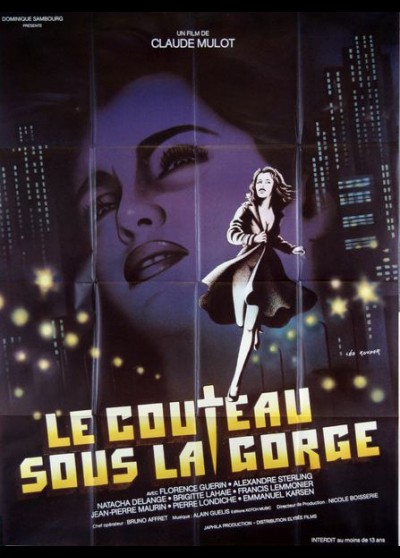 affiche du film COUTEAU SOUS LA GORGE (LE)