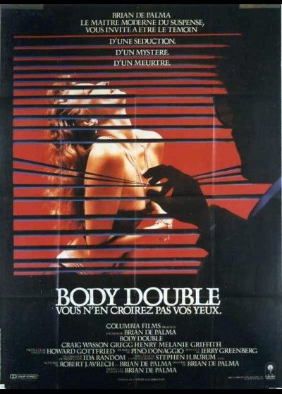 BODY DOUBLE movie poster