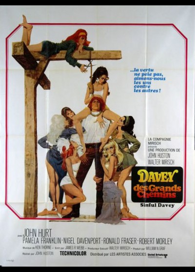 affiche du film DAVEY DES GRANDS CHEMINS