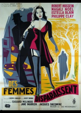 affiche du film DES FEMMES DISPARAISSENT