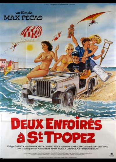 affiche du film DEUX ENFOIRES A SAINT TROPEZ