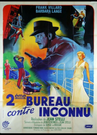 affiche du film DEUXIEME BUREAU CONTRE INCONNU