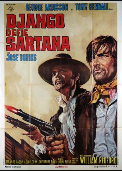 affiche du film DJANGO DEFIE SARTANA