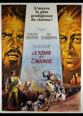 affiche du film EXTASE ET L'AGONIE (L')