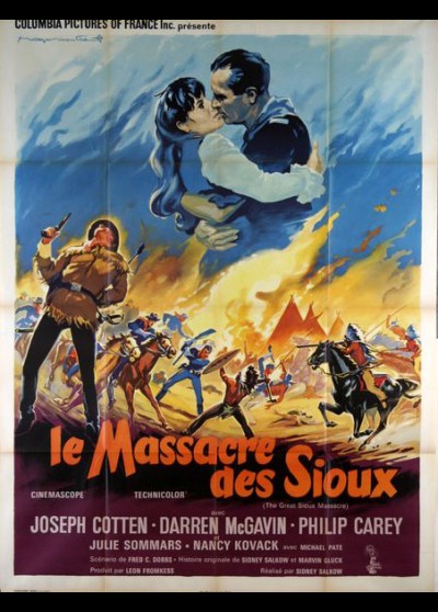 affiche du film MASSACRE DES SIOUX (LE)