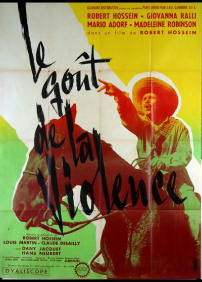 affiche du film GOUT DE LA VIOLENCE (LE)