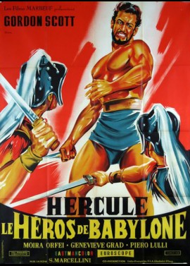 affiche du film HERCULE LE HEROS DE BABYLONE