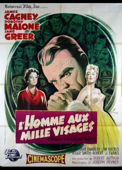 affiche du film HOMME AUX MILLE VISAGES (L')