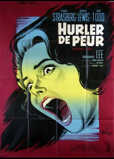 SCREAM OF FEAR / TASTE OF FEAR movie poster