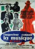 affiche du film INSPECTEUR CONNAIT LA MUSIQUE (L')