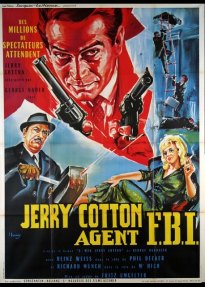affiche du film JERRY COTTON AGENT F.B.I