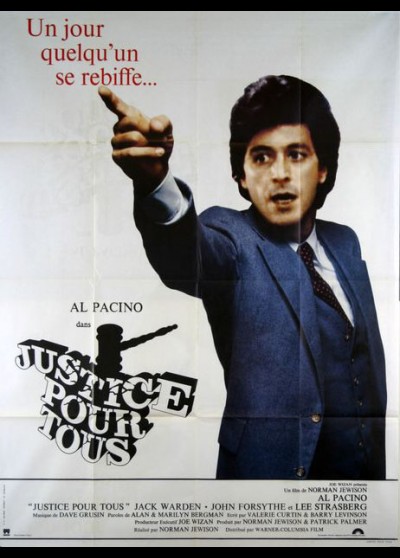 AND JUSTICE FOR ALL movie poster