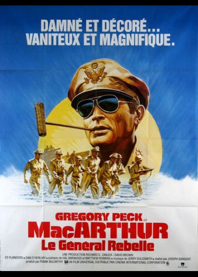 affiche du film MACARTHUR LE GENERAL REBELLE